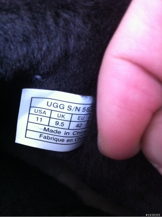 UGG雪靴 短版著用圖
