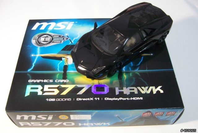 當CP值超高的 MSI 5770 HAWK夜鷹戰機版遇上地表戰鬥機Lamborghini Reventon