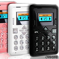 首發！！新加坡 CARD PHONE CM1 世界最薄名片機...