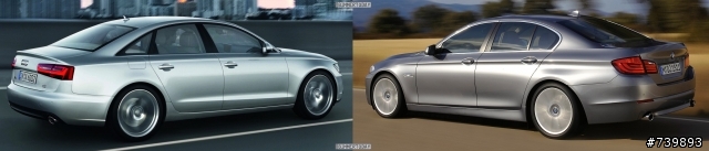 New Audi A6 vs. BMW 5 Series
