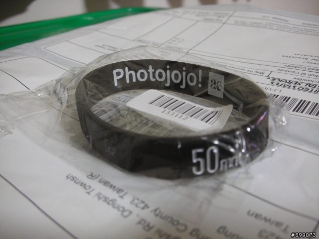 [開箱]Photojojo 鏡頭相膠手環組 (圖少)