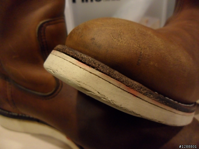 高雄漢神地下樓美壽多換底Red Wing 866,Vibram白底一年後