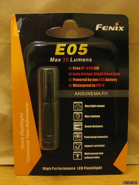 Fenix E05 隨身好伙伴