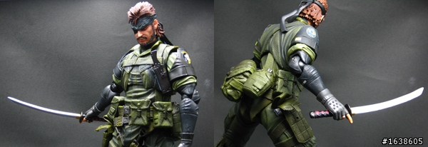 Play Arts改 MGS Peace Walker Snake 野戰服版-燃燒著熱血大叔魂魅力的男子漢