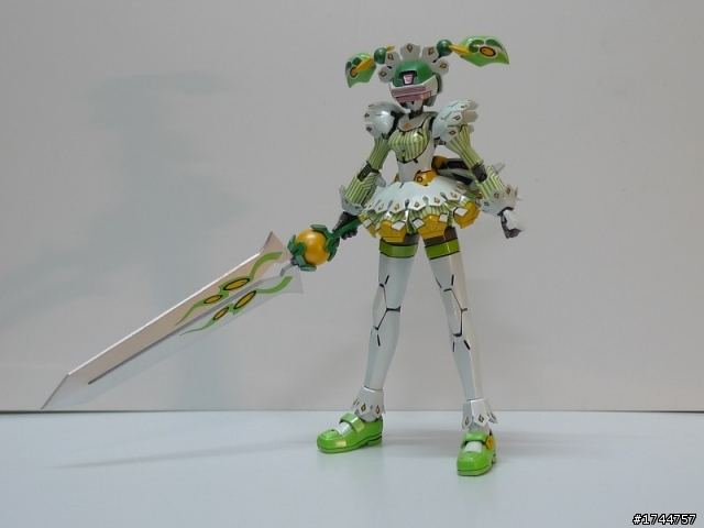 電腦戰機 1/100 飛燕女僕 萌葱白糸折鶴蘭
