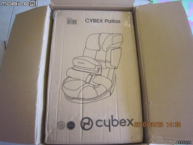 [開箱文] 歐洲撞擊測試4 顆星認證成長汽座~ cybex pallas