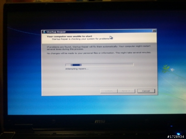 GE600  windows 在關機時 WINDOWS正在設定死機問題