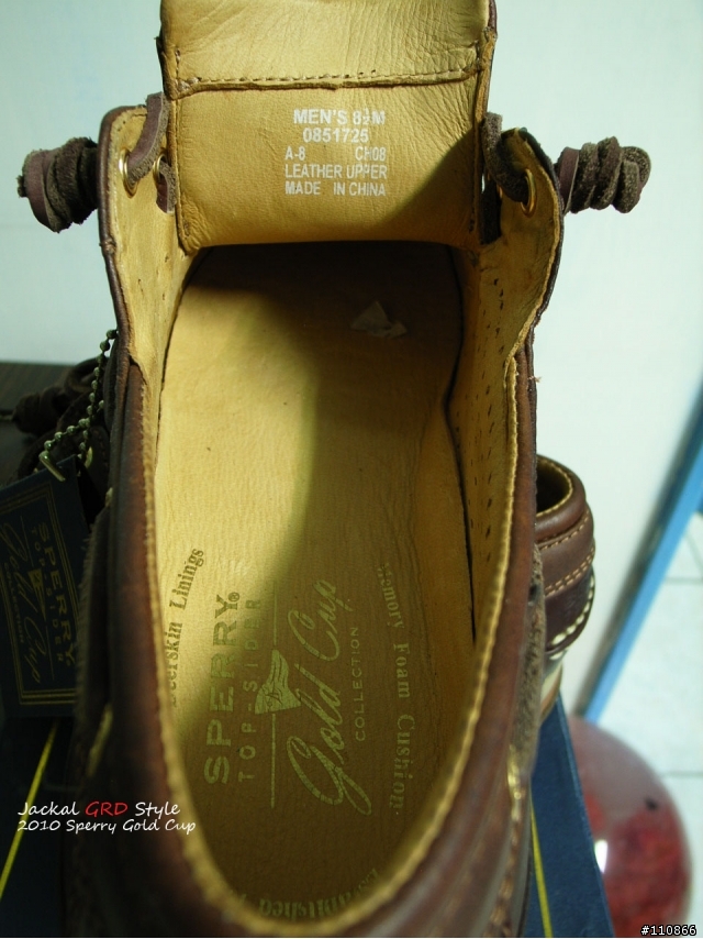 [開箱]經典帆船鞋Sperry Top-Sider Gold Cup 2-Eye Boat Shoe