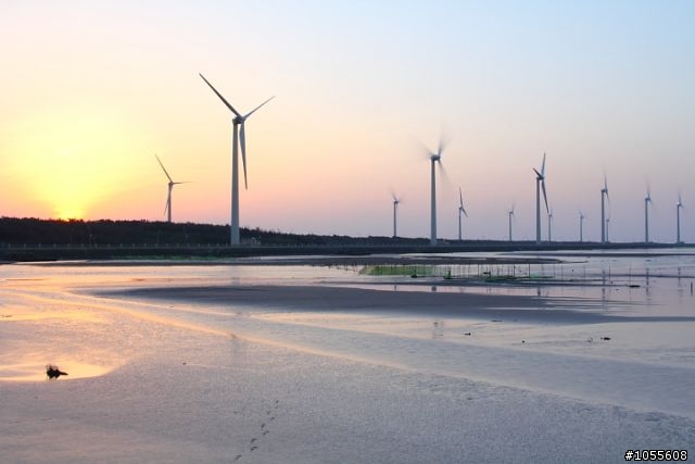 今天高美溼地好美