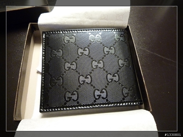 簡易GUCCI男用短夾開箱