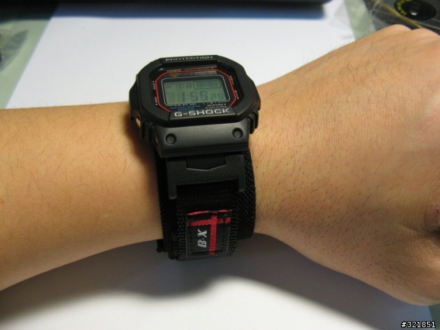 入手~小鹿社尼龍錶帶於CASIO G-Shock GW-M5600