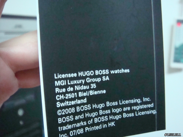 請問這款HUGO BOSS的手錶是真的嗎??