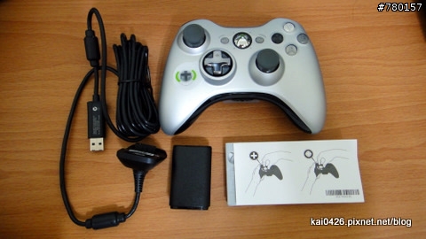 <開箱> XBOX 360 新型控制器 消光銀