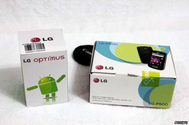 [分享] LG P500 Optimus One 開箱
