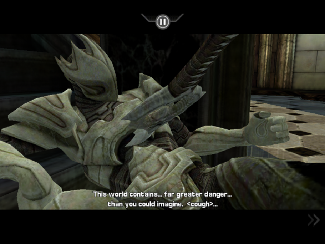 [分享]新版Infinity Blade,給你最好的裝備,讓你直接打lv200的魔王,不喜勿入!