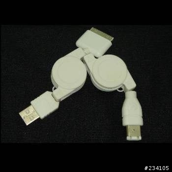 USB 2.0+1394渦捲式傳輸線(以解決)