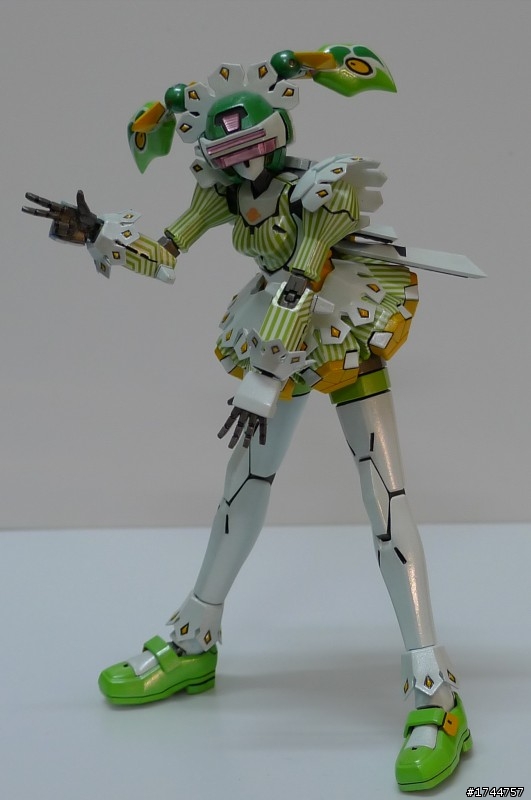 電腦戰機 1/100 飛燕女僕 萌葱白糸折鶴蘭