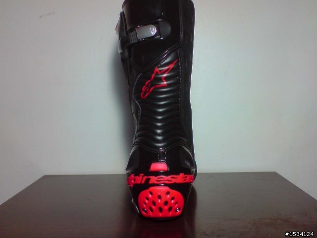 開箱 之第一發 Alpinestars 車靴  Supertech-R  黑紅  2010