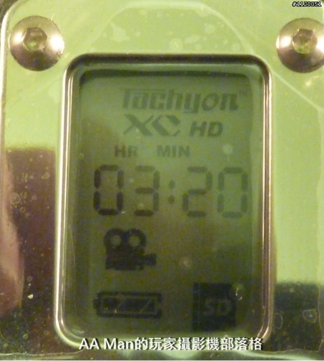 [UNBOXING] 2011 TACHYON XC HD 720P 全防水運動攝影機 圖多慎入.