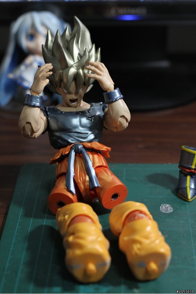 [分享] 賽亞人的驕傲 BANDAI 1/8 MG悟空