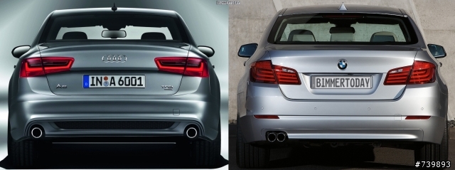 New Audi A6 vs. BMW 5 Series