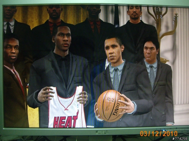 [NBA 2K11] I am the Champion之歐巴馬現身