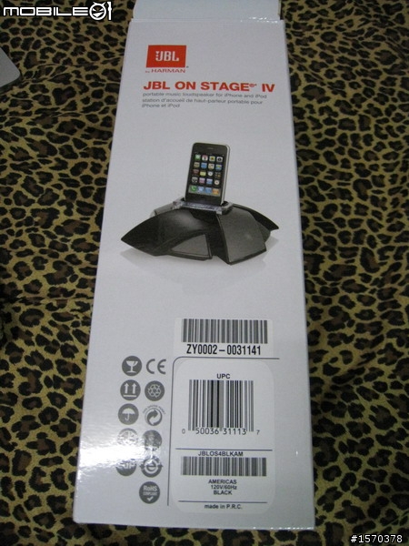 [新款四代]    IPHONE4 喇叭DOCK功能 ... JBL On Stage IV 飄洋過海開箱文 ~