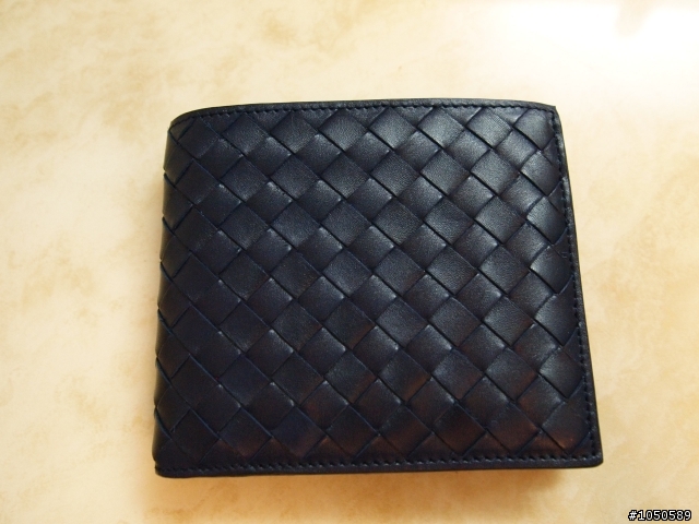 Bottega Veneta 藍色短夾 第一彈