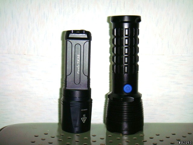 FENIX TK35 開箱 OLIGHT SR50 見證