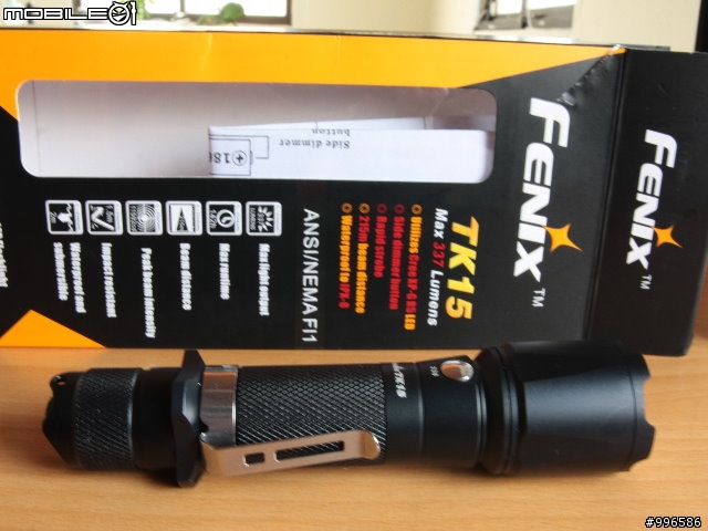 Fenix TK15開箱 同場加映Truvii手電筒光罩