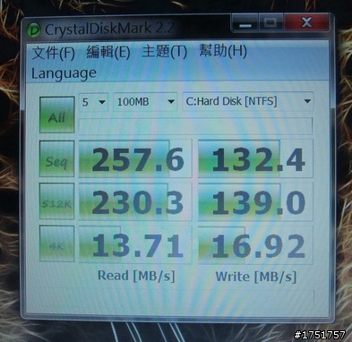 SONY F136更改美光ssd 128g後.....速度好像沒有DM上的好......
