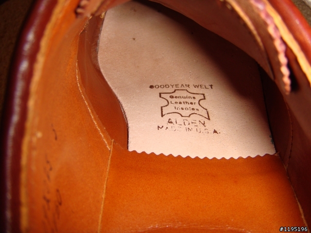 Alden Shell Cordovan Long Wing in Ravello （1/21/11補爛圖）