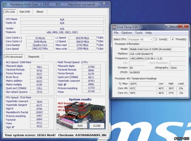 Sandy Bridge到底比現在的一代i架構強多少呢 i5-450M vs i5-2410M