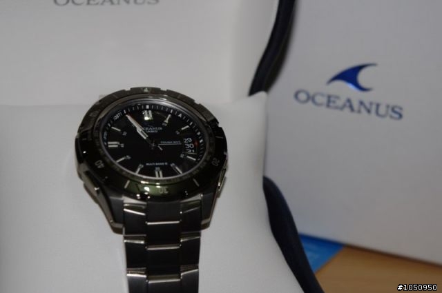 終於敗了~ OCEANUS 太陽能6局電波錶 OCW-P100TD-1A