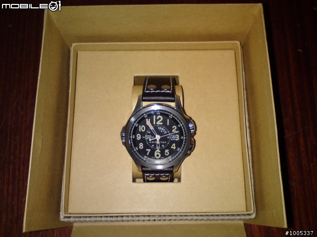 [分享]HAMILTON之哈里遜福特簽名的限量環保包裝Navy GMT 限量錶開箱文