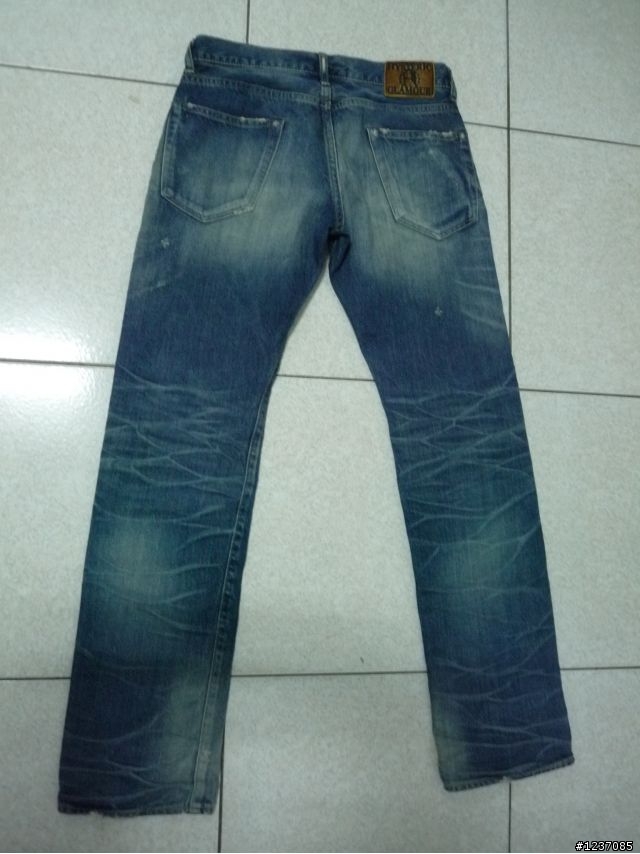 Hysteric Glamour 仿舊刷色破壞牛仔褲