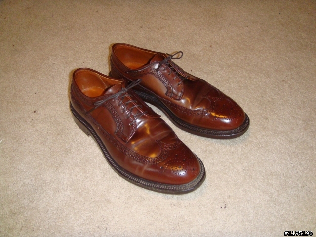 Alden Shell Cordovan Long Wing in Ravello （1/21/11補爛圖）