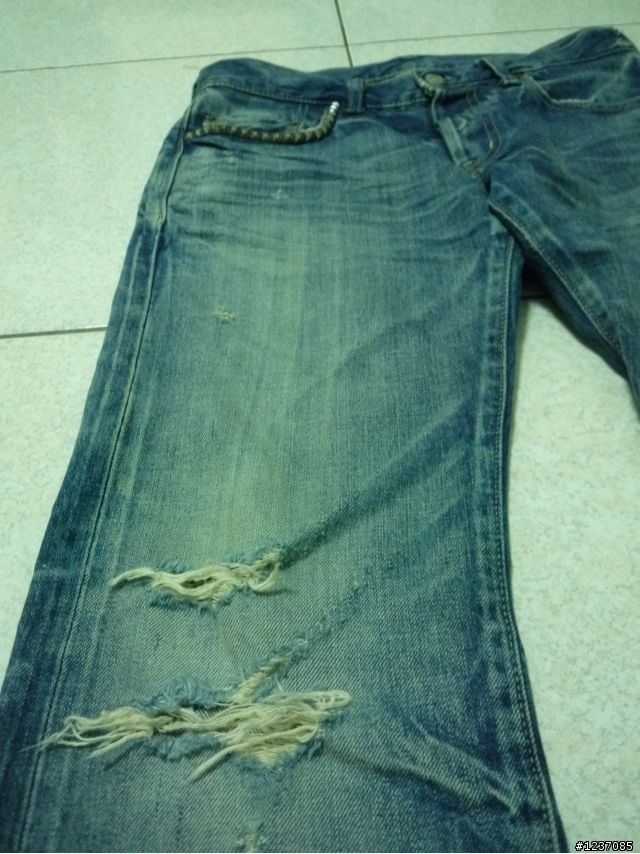 Hysteric Glamour 仿舊刷色破壞牛仔褲