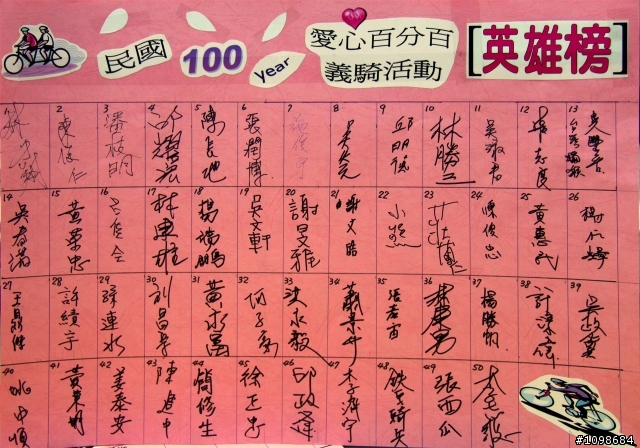 【義騎】民國100愛心百分百活動~照片放在首頁