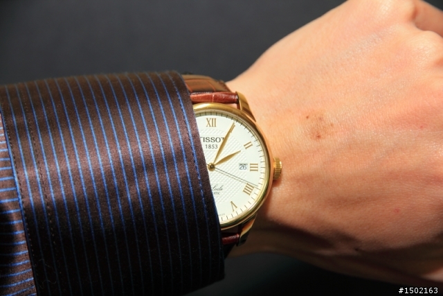 [開箱]TISSOT Le Locle 力洛克圖騰紋機械錶