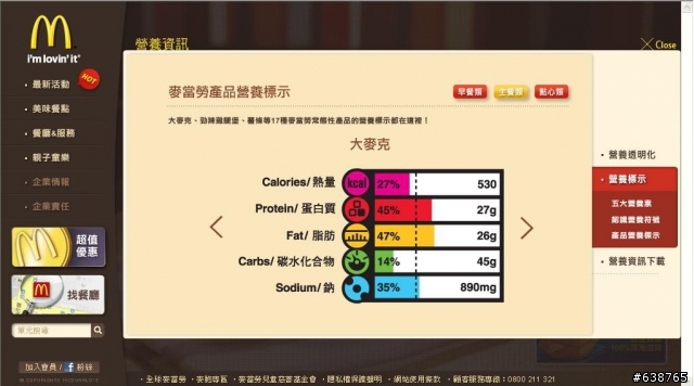 大麥克的碳水化合物太高了吧????