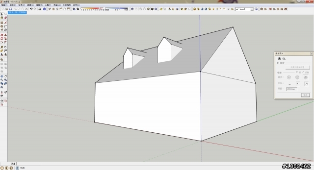 [分享]SketchUP-照片建模，小房屋示範