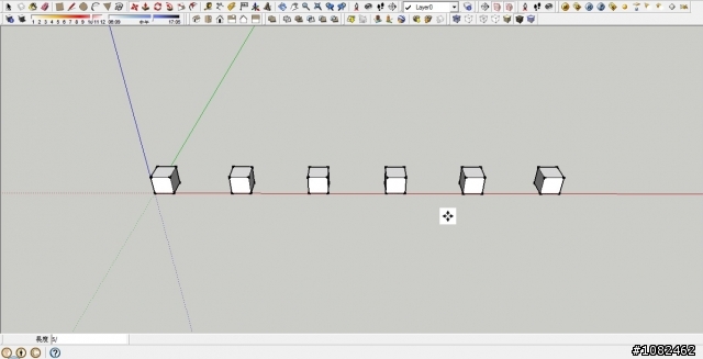 [分享]SketchUP 移動.複製.陣列.功能