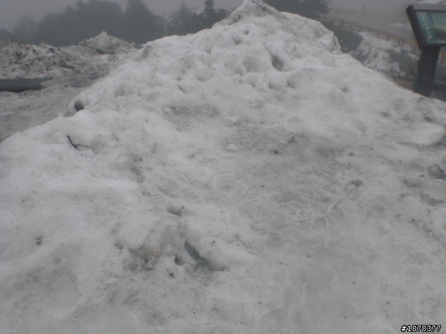 1/21 終於衝上去合歡山 武嶺了   都是雪