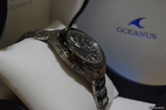 終於敗了~ OCEANUS 太陽能6局電波錶 OCW-P100TD-1A