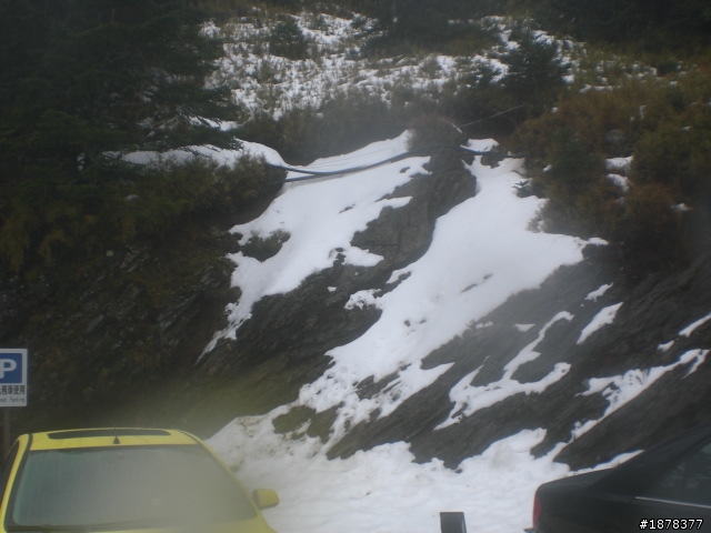 1/21 終於衝上去合歡山 武嶺了   都是雪