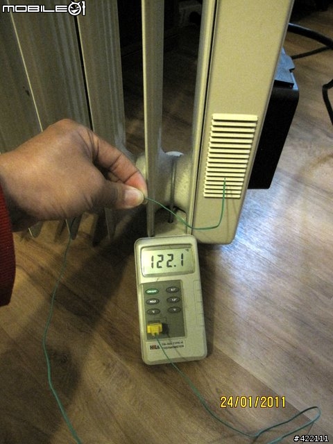 葉片式（北方）電暖器NP-09ZL簡單測試