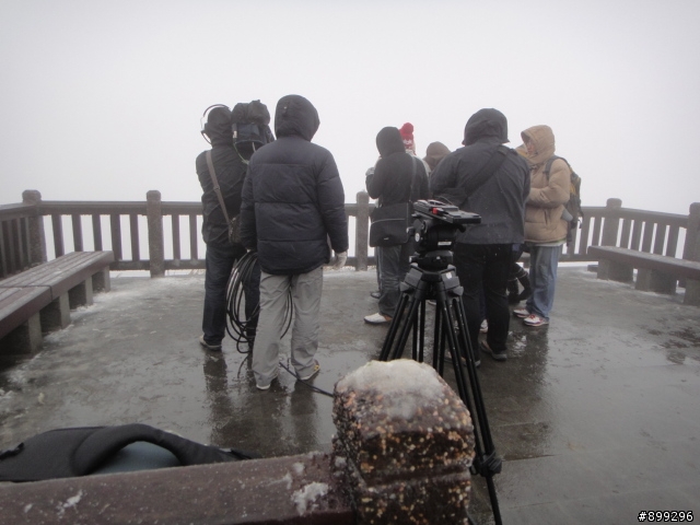 有幸恭逢大屯山冰天雪地之盛會