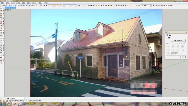[分享]SketchUP-照片建模，小房屋示範