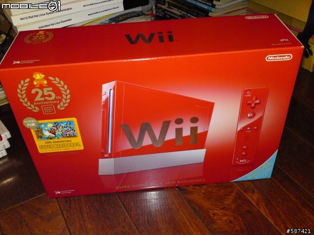 [開箱]日規Wii超級瑪利歐25周年紅色紀念主機 + 遊戲